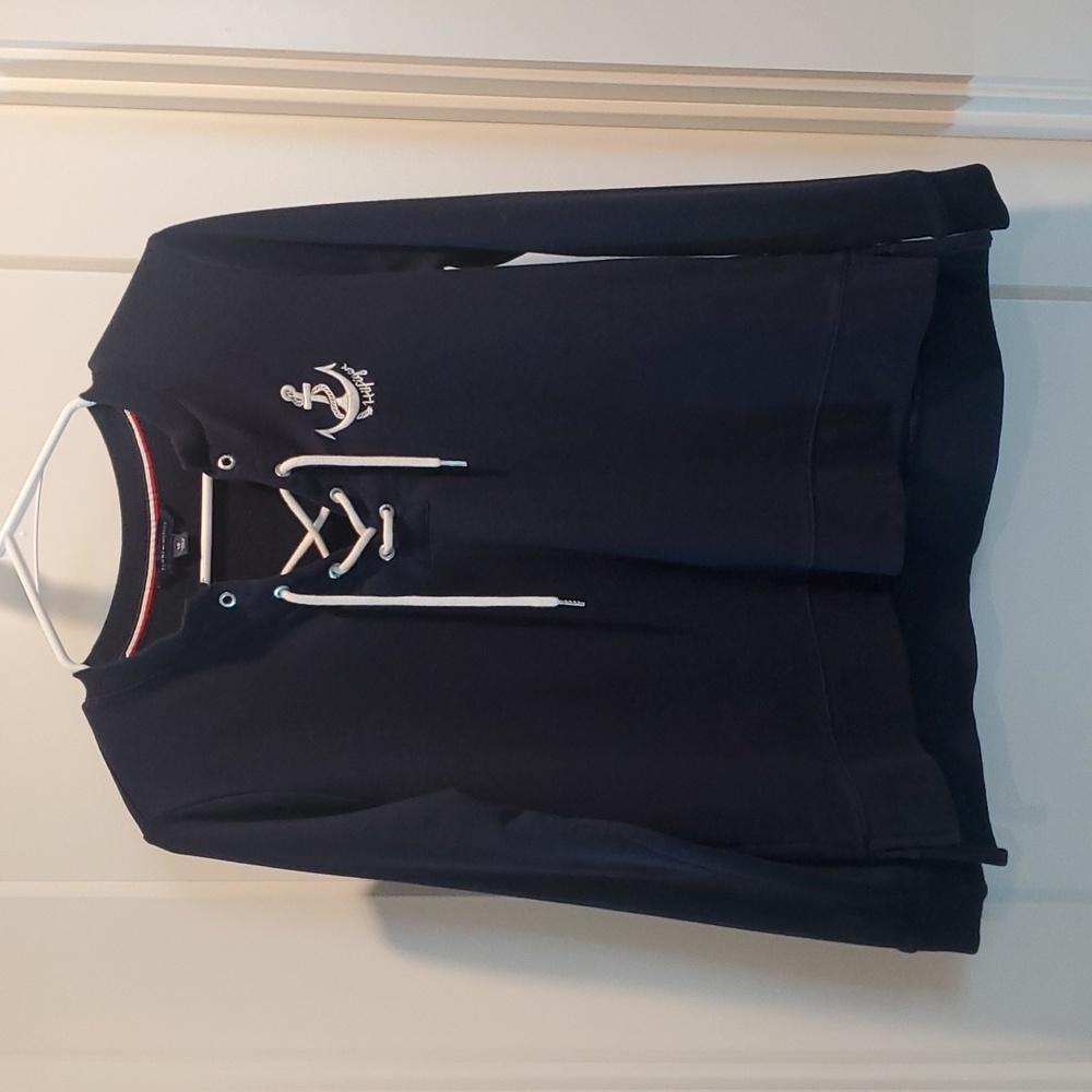 Tommy Hilfiger Navy nautical fleece sz Small